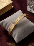 GOLD DIAMOND STUDDED BRACELET