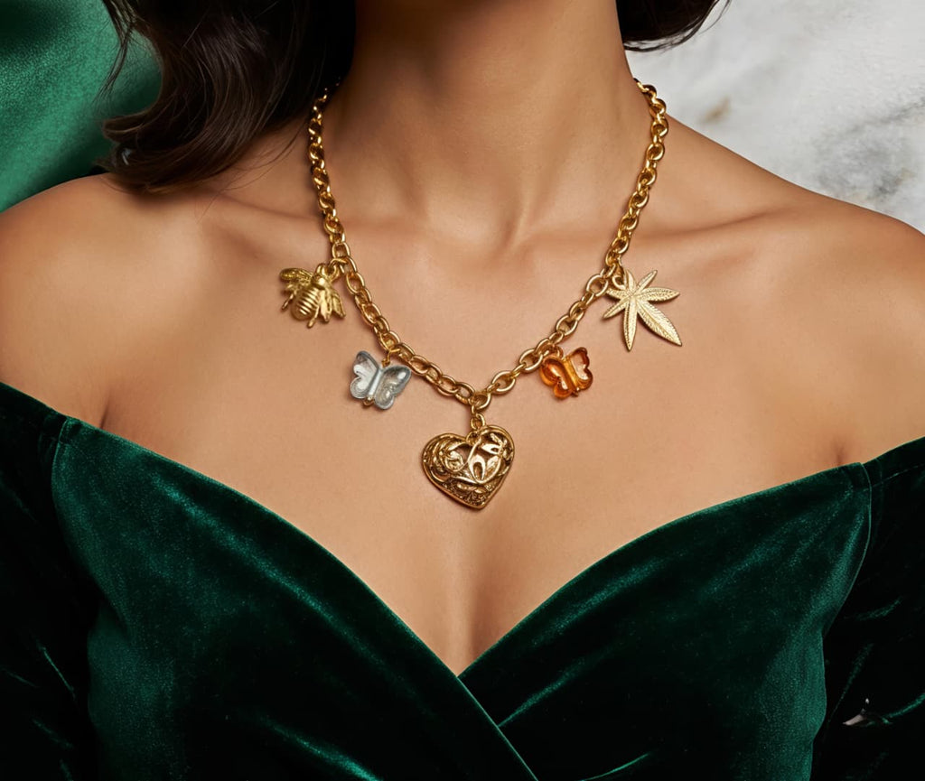 FLOREN CHARM NECKLACE