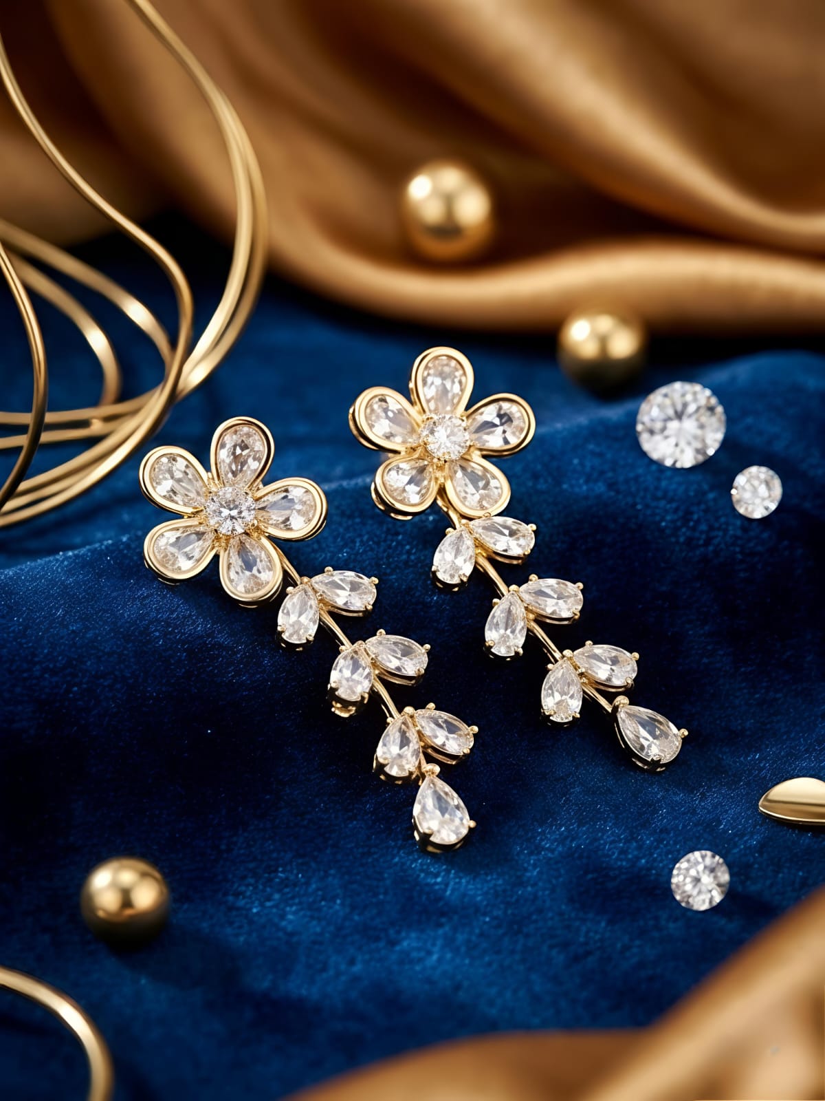 ROSE SODIUM FLOWER STUDS